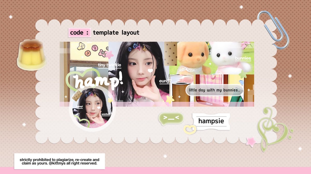kittmys's tweet image. help RT thankyou! ⭐️ #zonauang 

malem teman timun 🖐🏻 kenalin aku ada 4 katalog layout baru yang BESOK akan aku jual as TEMPLATE &amp;gt;___&amp;lt; bantu ospek dong gucy :3 kalau ndak aman boleh dm veyin ia 🎀🐰

💬 layout model ufs cek ALT!