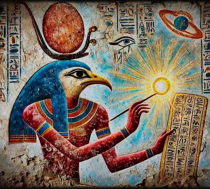 maximumpain333's tweet image. I am Thoth, the keeper of the keys of wisdom, the scribe of the eternal laws. Before the mountains were raised and the stars were named, I walked in the halls of light. 

I learned the secrets of creation, and I sealed them in symbols for those who would one day remember.

He who…