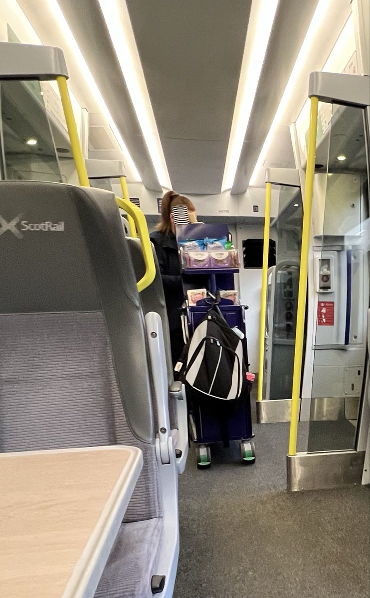 FrancoScott_'s tweet photo. Great to see the food &amp; drinks trolley service back on @ScotRail 
Sat 17th Jan ‘26. https://t.co/gV1X0H5TMN