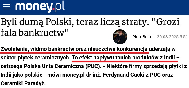 Przepis na neo-hitlerowską dewastację Europy:
1. Wprowadzić drakońskie normy i zakazy w produkcji.
2. Zniszczyć energetykę oszustwem na CO2.
3. Zalać Europę produktami z krajów, które nie mają norm, zakazów, limitów oraz emitują CO2 o 2500% więcej niż cała Europa.
Sehr schön.👇