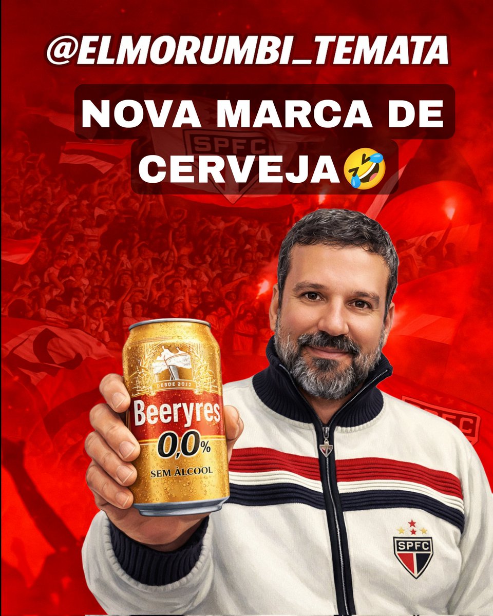 A nova marca de cerveja do Olten, ela é 0,0% de álcool 😅😂🤣.
Quem aí pegou a referência? 😅