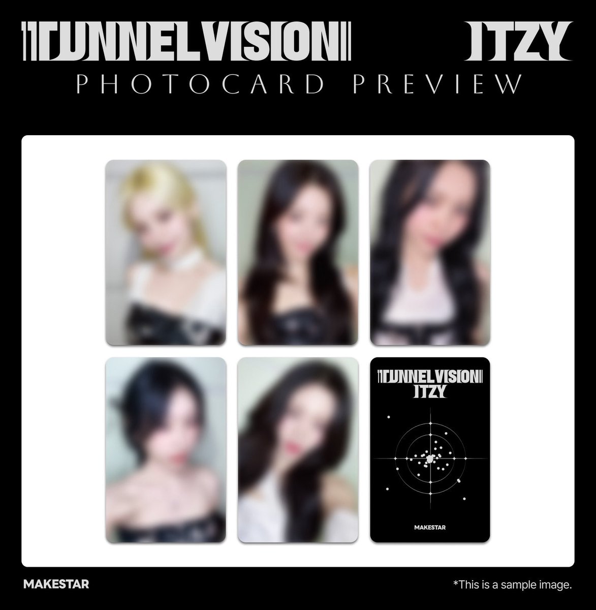 ITZY tunnelvision makesta当選者特典 証明写真セット スペシャルキットイベント] #ITZY <TUNNEL VISION> SPECIAL KIT EVENT