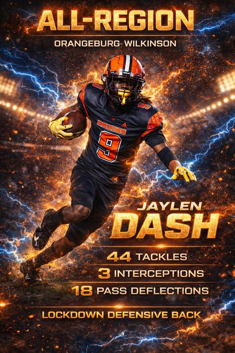 Orangeburg Wilkinson Football tweet media