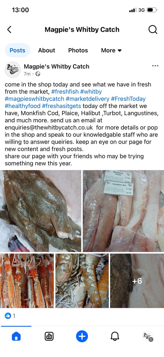 The Whitby Catch tweet media