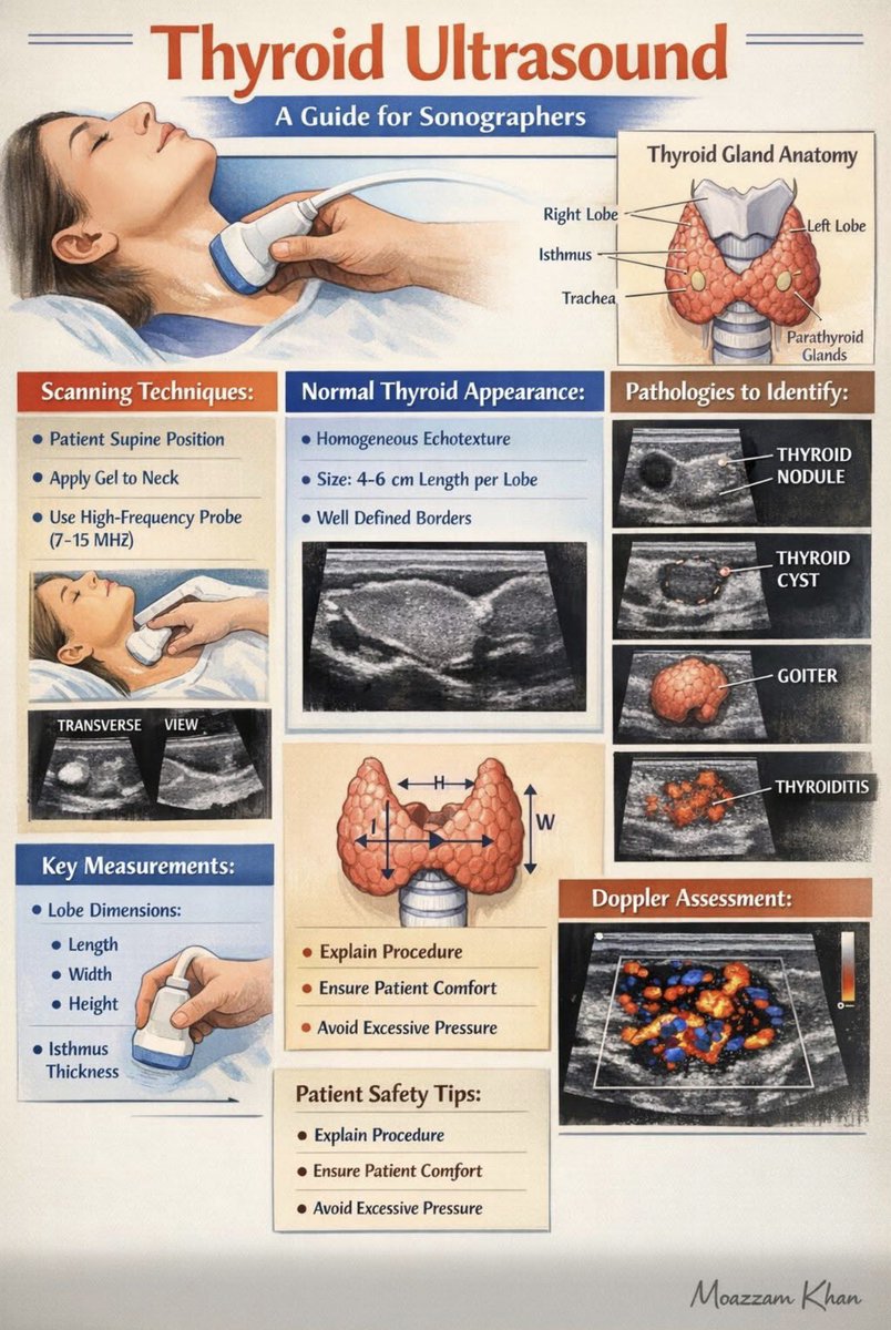 Thyroid ultrasound protocol