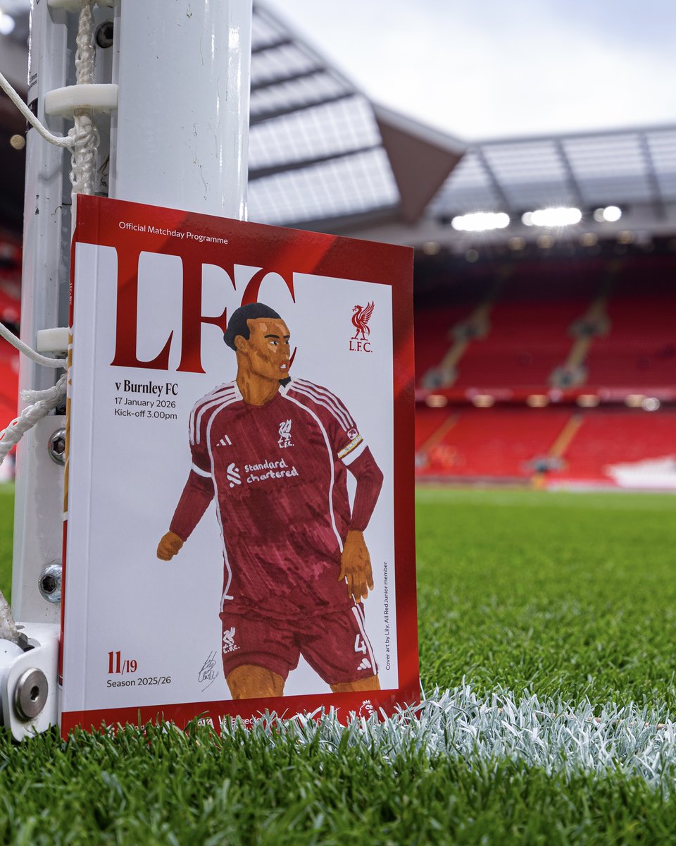 Today's matchday programme 🎨 #LIVBUR