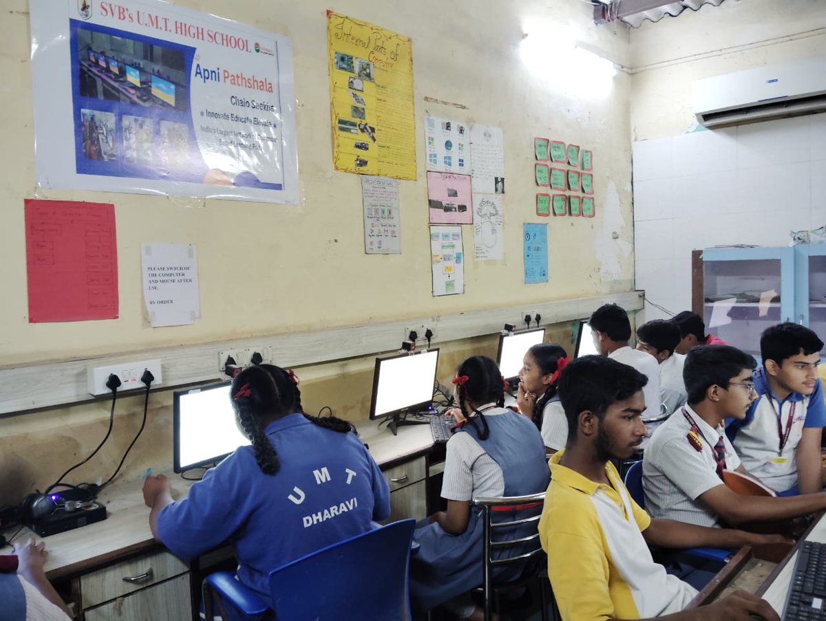 apnipathshalain's tweet image. When the discussion in computer class is louder than the keyboard clicks.
apnipathshala.org

#FunLearning #StudentEnergy #ApniPathshala