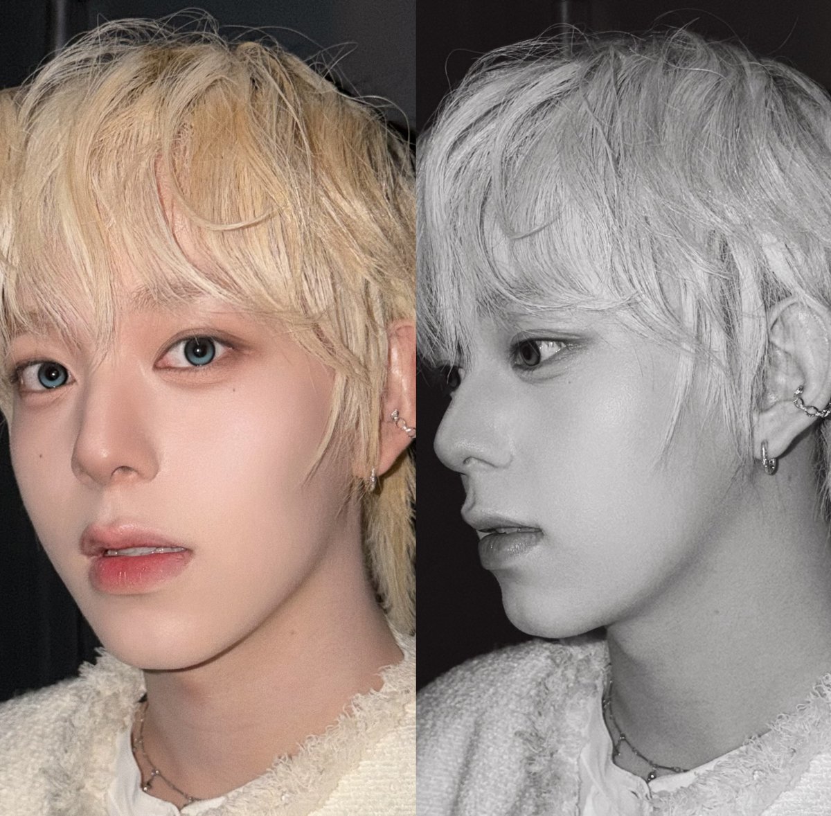 AHOF_official's tweet image. 🤍🖤

#AHOF #아홉 
#CHIHEN #즈언