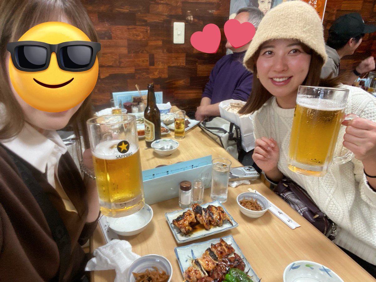 初めての大会の時に、知り合いがいなくて心細かった時に、緊張のあまり話しかけた方が、控え室で隣同士で、その時は挨拶くらいだったけど、後日SNSで知り合い、
やっと再会して、飲みに行けました🍻
トレーニーの酒好きで共通点があってとっても楽しいひと時でした❣️
トレのモチベが上がりました❤️‍🔥