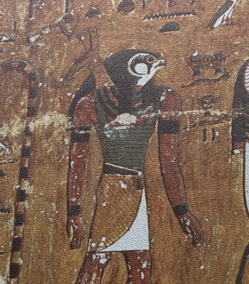 これは去年行ったラムセス大王展で見た壁画のレプリカですけど
何度観てもいい絵だなぁ…と