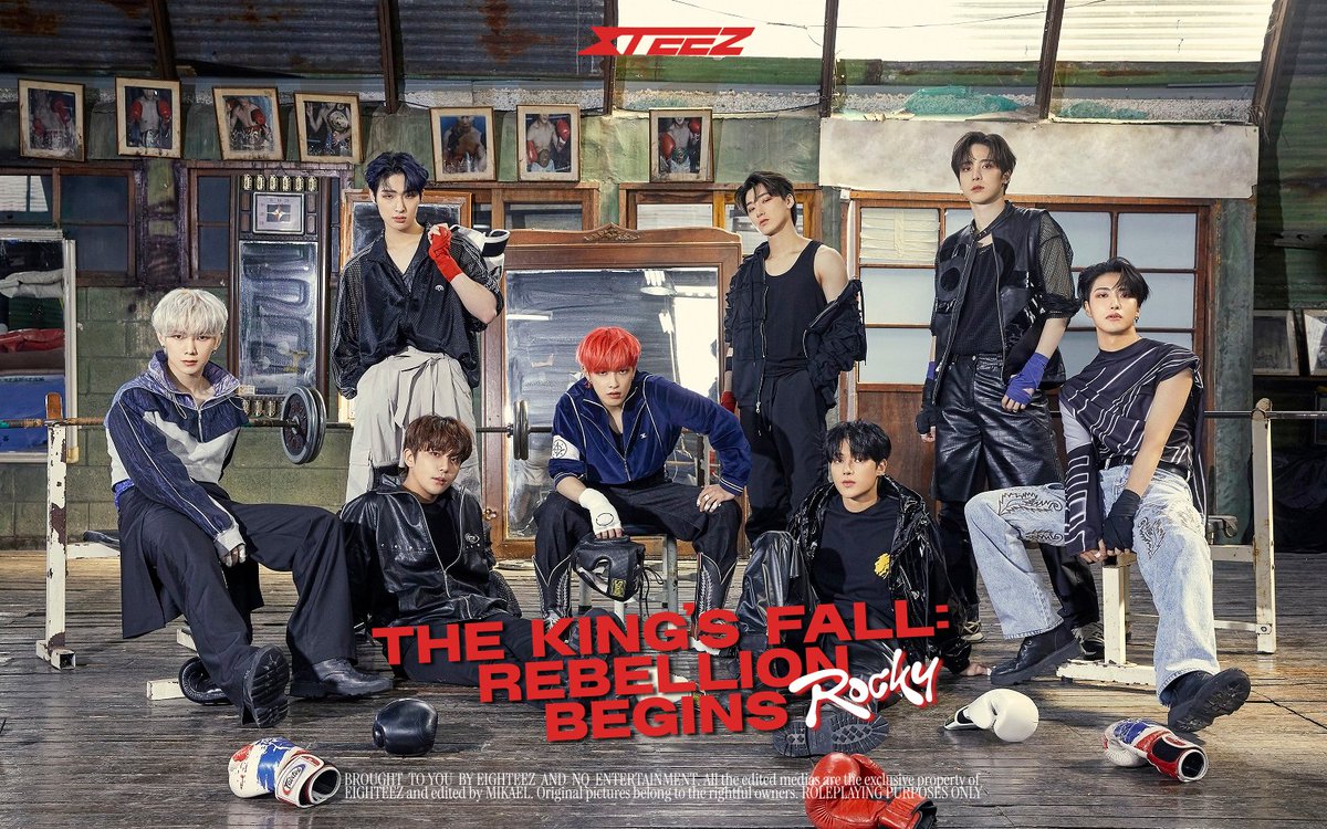 8TZOfficial's tweet image. ㅤ
ㅤ
Every round is proof of solidarity.
The winning team is ready. 
The championship belt awaits at the waist.

Bell rings, hands up. In this ring, 
We’re 𝗥𝗢𝗖𝗞𝗬 taking home the title.

#EIGHTEEZ 
#TheKingsFall #ROCKY
 ㅤ
ㅤ