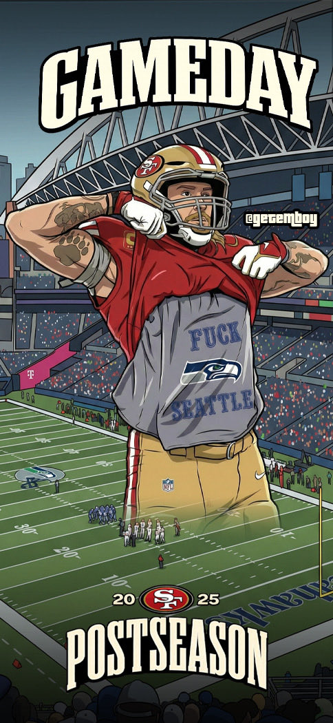 GETEMBOY's tweet image. In honor one of our Team Leaders, The Peoples TE and The Best T.E in Football. God speed @gkittle46 ... IT'S GAMEDAY FAITHFUL. F#€k The Seahawks! All Day, Every Day, But Especially Today!!! #Let's Go #GETEMBOY #FTTB