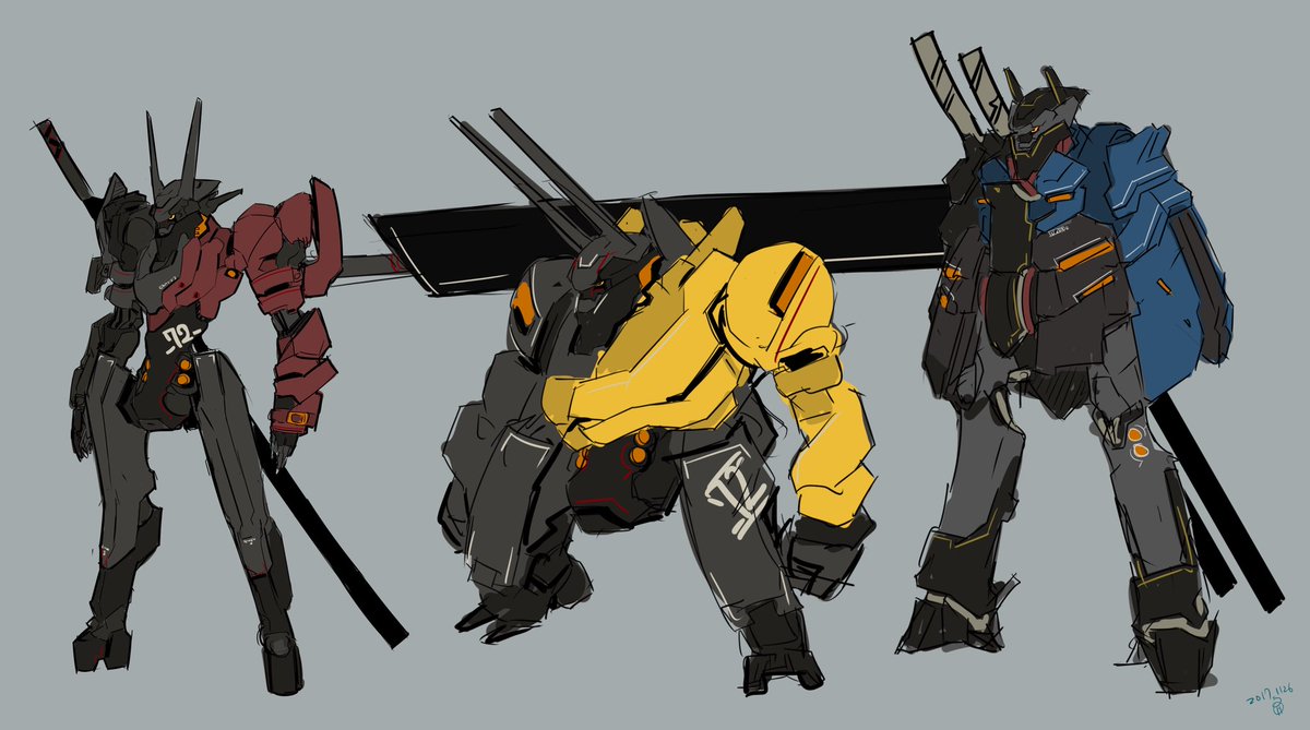 #過去絵を投げて絵を描いた気になろうキャンペーン

こーゆー三体合体も良くない？