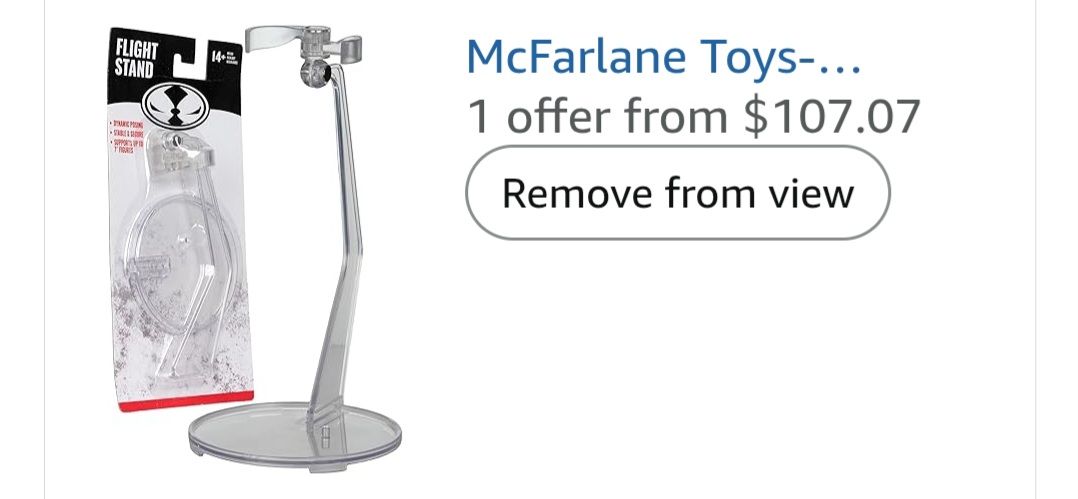 A $4 action figure stands folks.