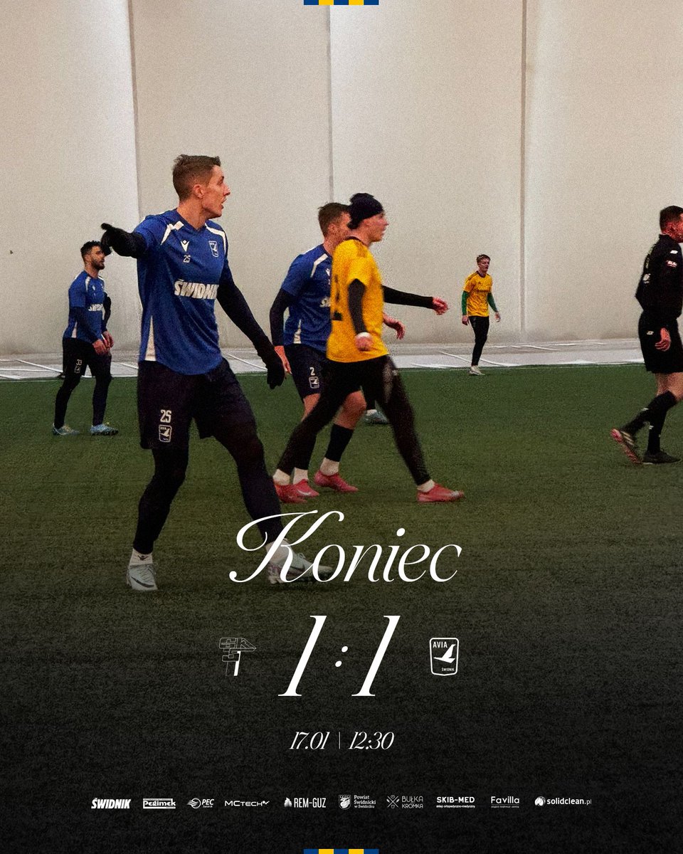 Pierwszy sparing na remis. Strzelcem gola Wiktor Marek. ⚽