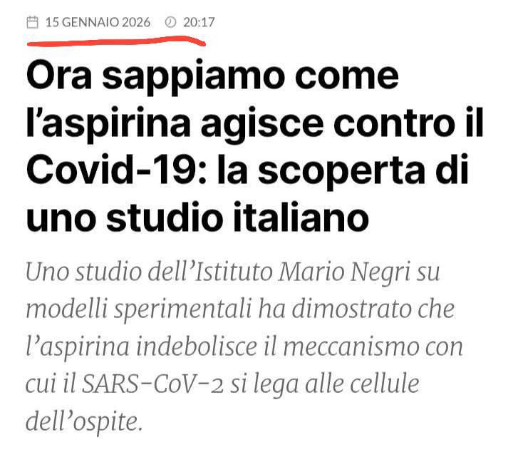 Quindi il protocollo della morte con Tachipirina e vigile attesa nella migliore delle ipotesi non serviva a nulla e nella peggiore abbassava il livello di glutatione indebolendo le difese immunitarie naturali! E chi laverebbe mai detto che anche oggi i novaxe avevano ragione ieri