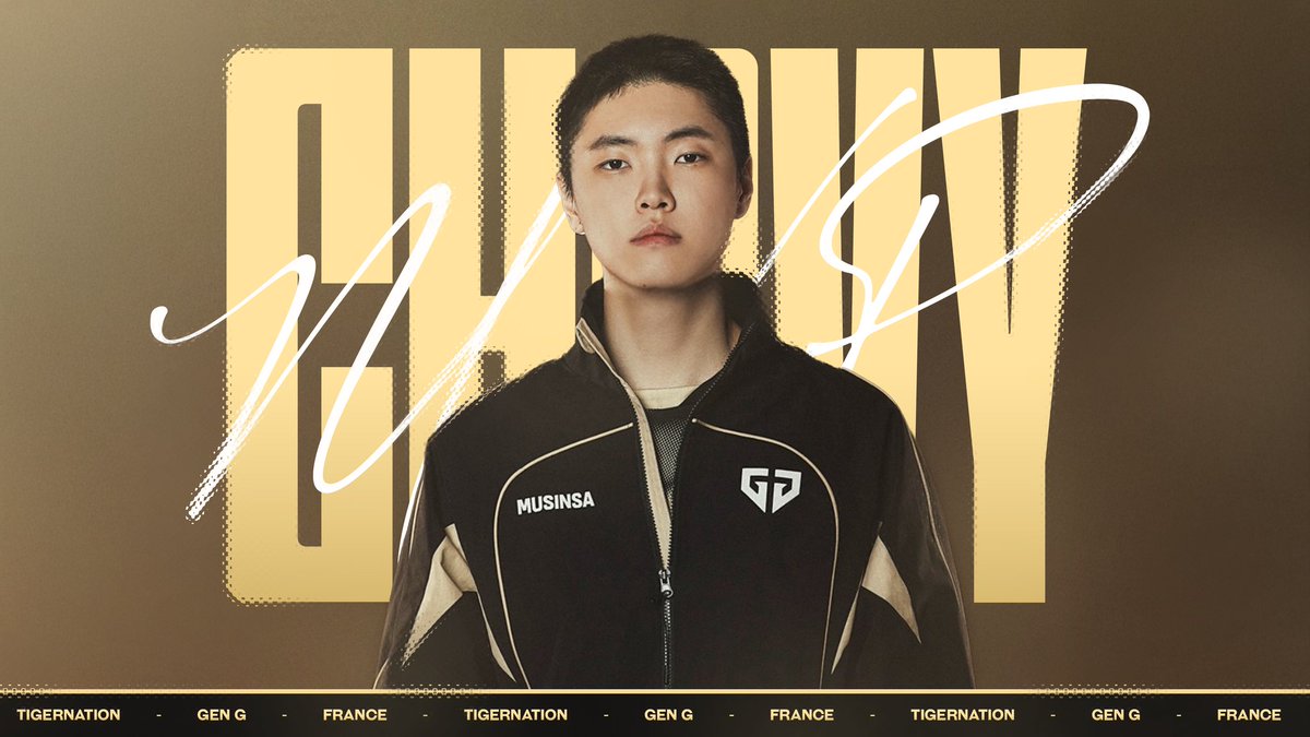 ⭐ MVP <a href="/j1hu1V_chovy/">chovy_정지훈</a> !

#Tigernation #GenG