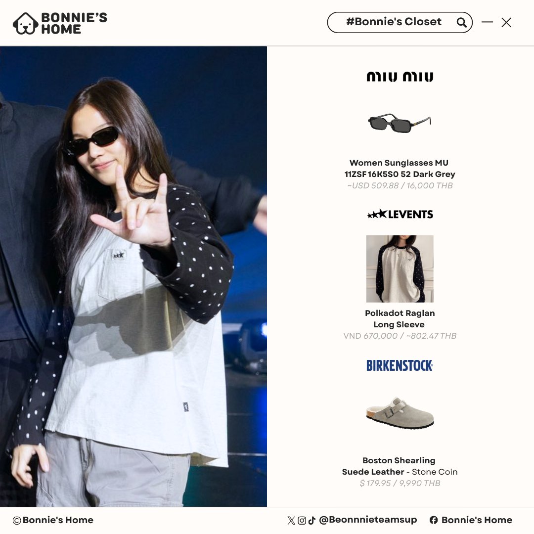 ✨️ Miu Miu – Women Sunglasses MU 11ZSF 16K5S0 52 Dark Grey