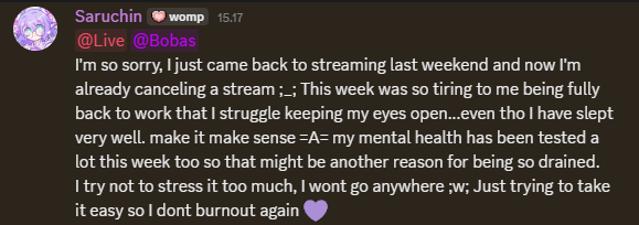 Stream canceled....so sorry ;_;