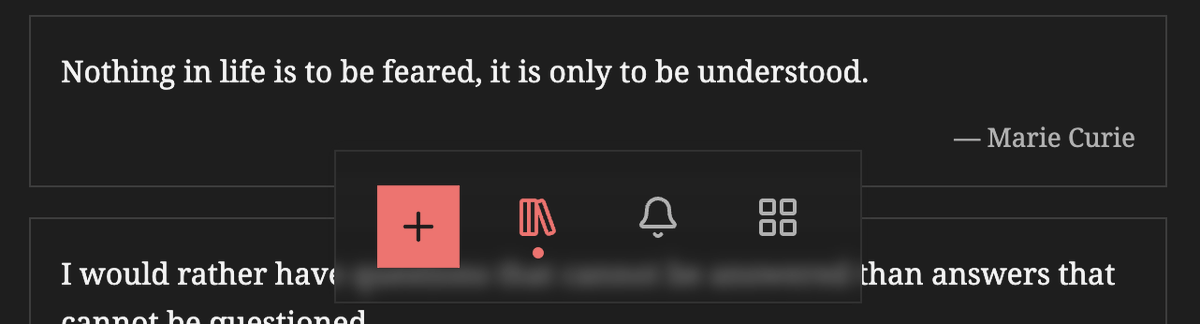 xiroicat's tweet photo. This week's work on my quote app:

0 new features.
6 tiny improvements. https://t.co/GMNDHMwtWp
