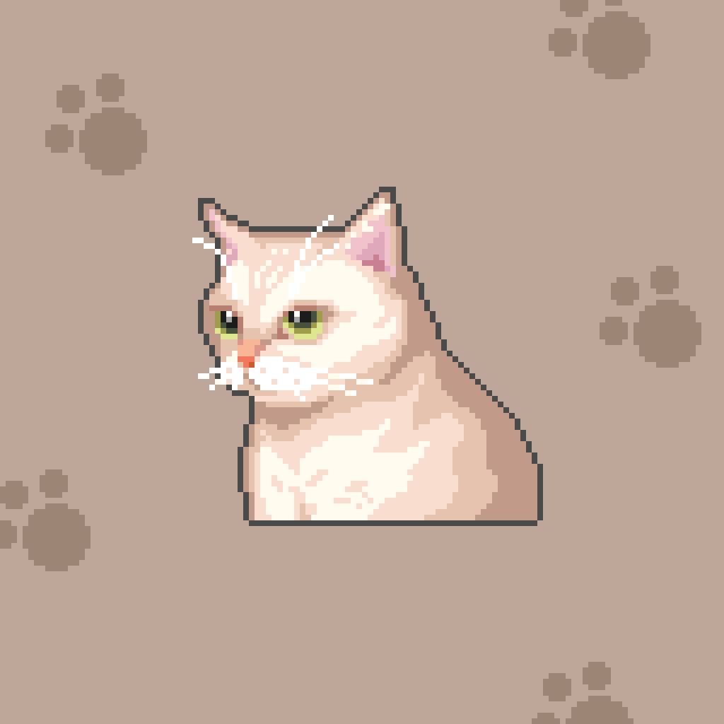 ten_ode's tweet photo. 飼っていた実家の猫ちゃんをドット化 part6
#ドット絵 #pixelart https://t.co/ZeRoeQCuuW
