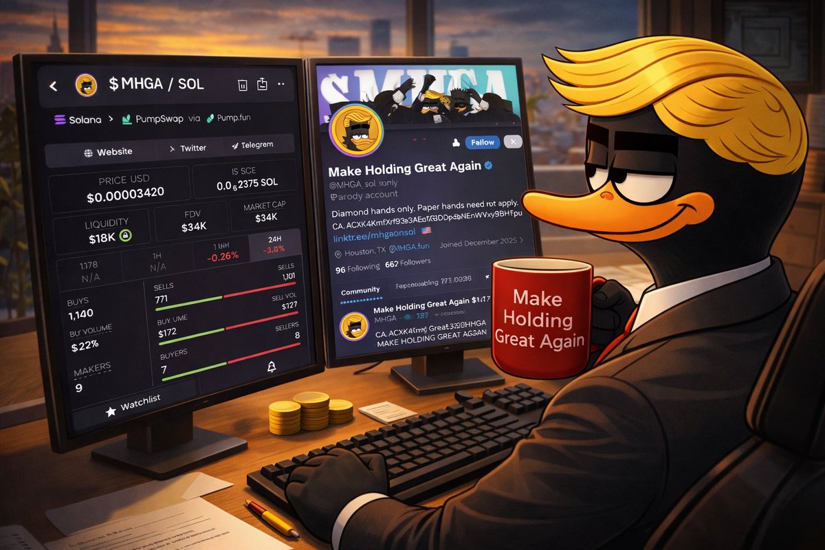 Most people aren’t early.
You are.

Good morning, holder ☕️
$MHGA