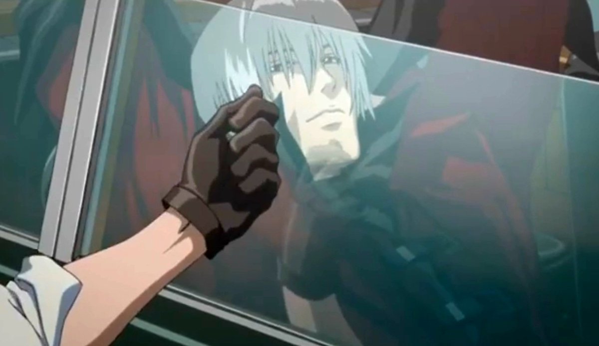 IrnBru41_'s tweet image. #DMCAnime2007 
#DantexLady 
-Sorry I'm going to do my job right now. I don't have the time to keep you company.
-My,what a coincidence.

She knocked on the window so gently to wake him up😊🤭I like the gentle expressions on their faces😍🥰