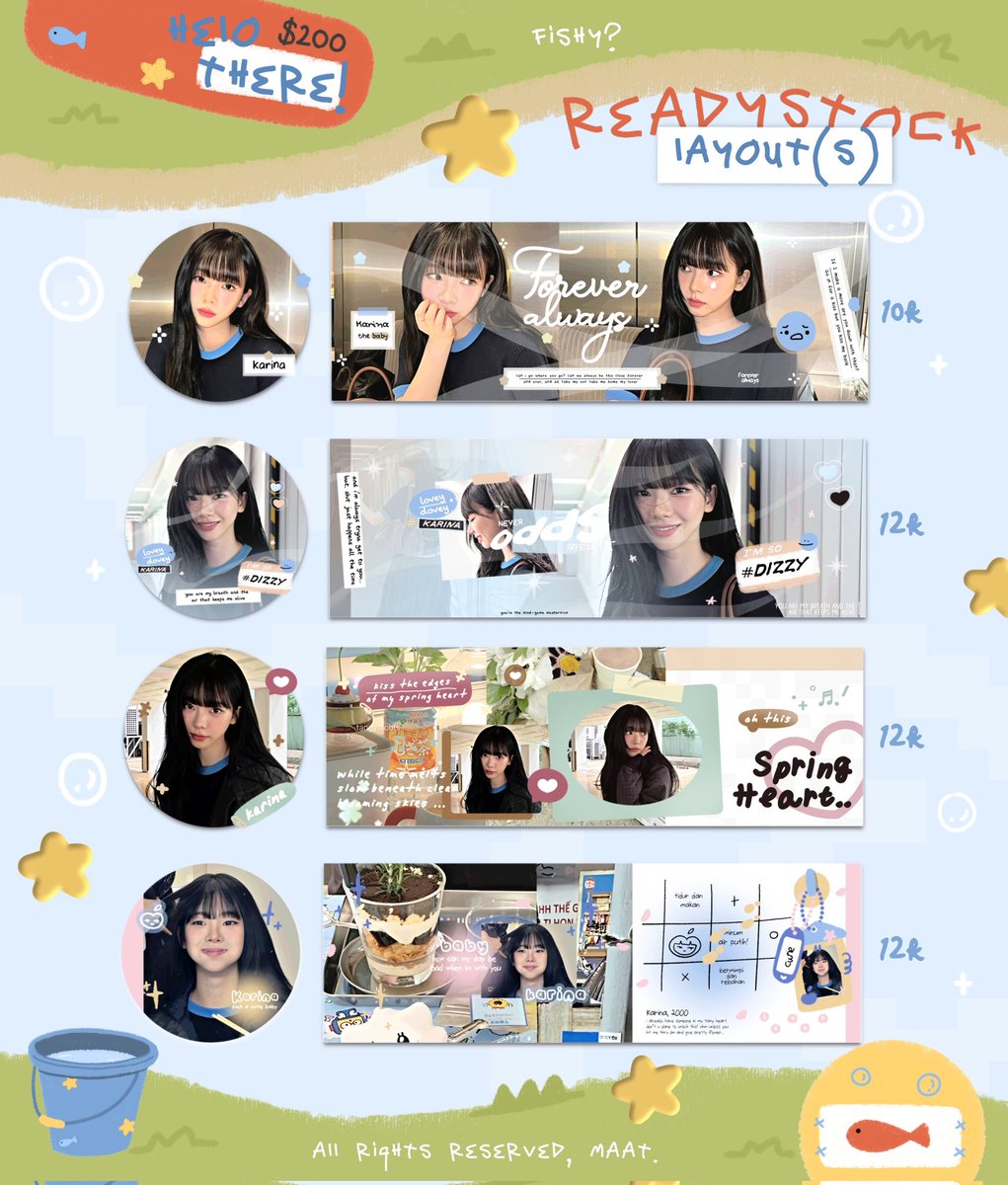 impllus's tweet image. help repost yaa? thank you! ⭐ #zonauang #zonaba 

halooo❗ aku punya layout ready stock karina dan wonyoung dengan price tersedia di pict 🖼  free retext dan ava png only yaa😆  boleh langsung dm layout yang dimauu, ditunggu jajannya! 🩰🧚🏻‍♀