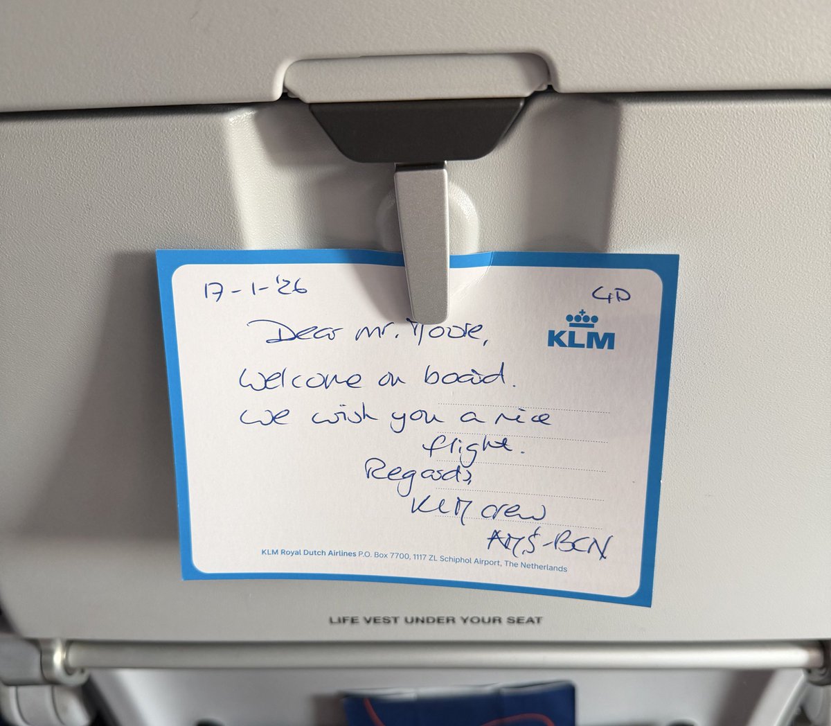 Starting 2026 with a VERY short trip to Barcelona! 

It’s the first EVER flight from AMS to BCN that I’ve been on which hasn’t had Ronald Koeman onboard…