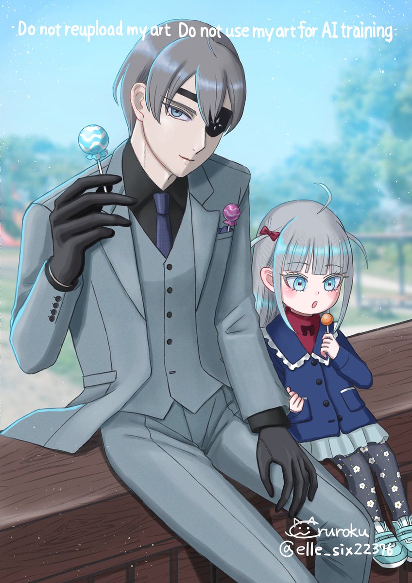 「おひとつ どうぞ」
ユヅルさん(32歳)とハリちゃん(3さい)
#oc #ハリちゃんは今日も可愛い