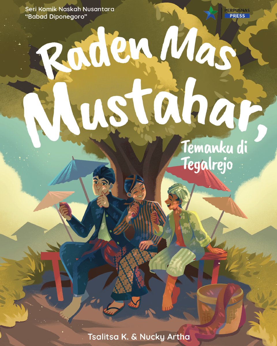 nuckyeah_'s tweet image. FINALLY BISA SHARE PROJEK 2025 PALING GONG  😭💥

Komik yang aku ilustrasikan ini adalah bagian dari seri 25 buku anak &amp;amp; komik bertema Diponegoro hasil kerja sama ITB &amp;amp; Perpusnas untuk memperingati 200 tahun perang Jawa 🐎

Bisa dibaca gratis, link di bawah ya! 👇

#artidn