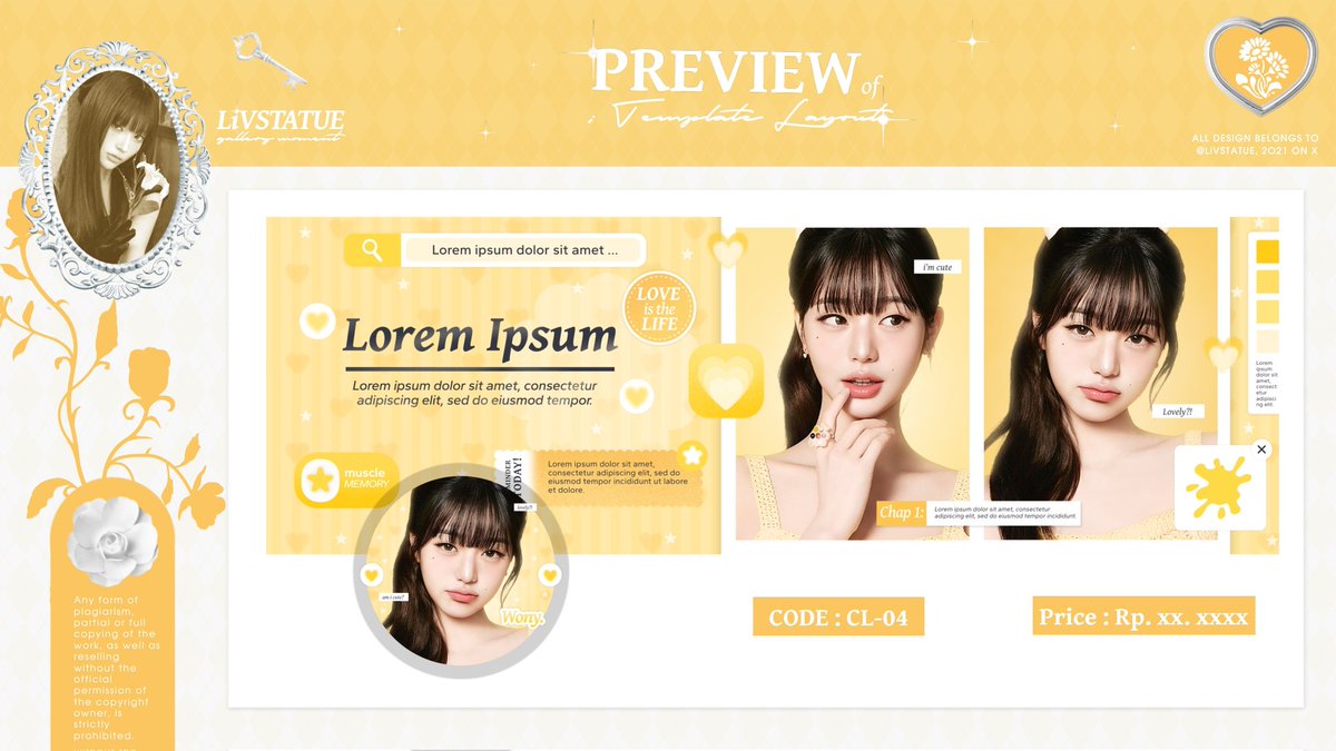 LiVSTATUE's tweet image. help rt/repost will be appreciated  — あろがとう

Helaww .. malam ini @LiVSTATUE kembali membawa 8 template layout IPV yang siap untuk di take nie ☝🏻 prici tertera di ALT, jika ada pertanyaan bisa langsung ke DM atau ke tele ak yaw 🫶🏻 #zonauang #zonaba #zonajajan