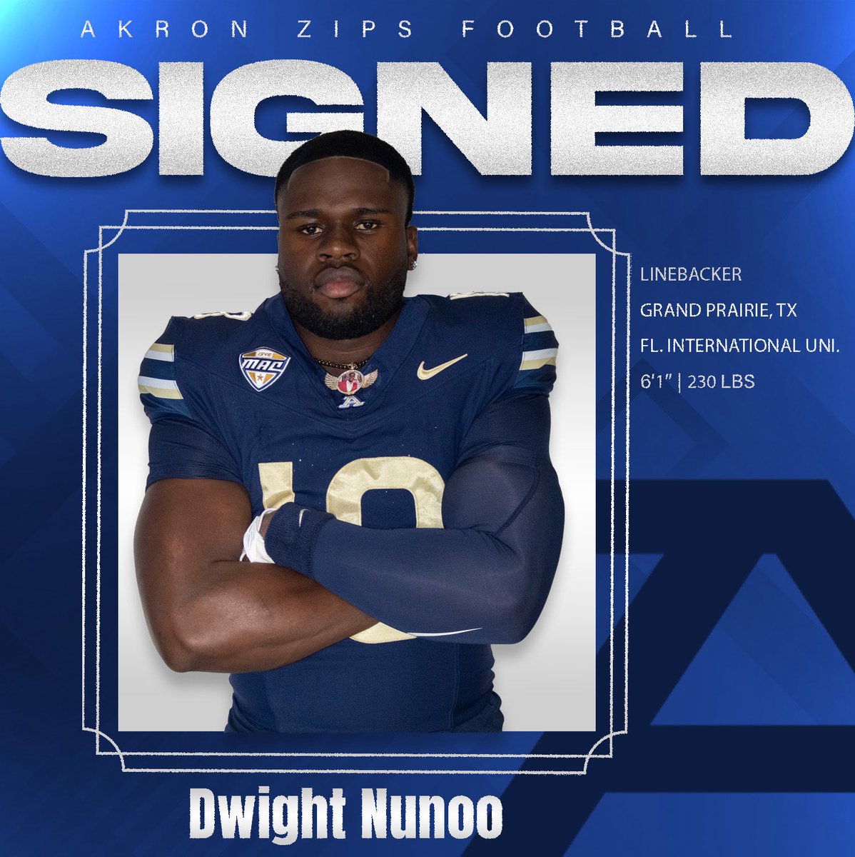 Akron Football tweet media