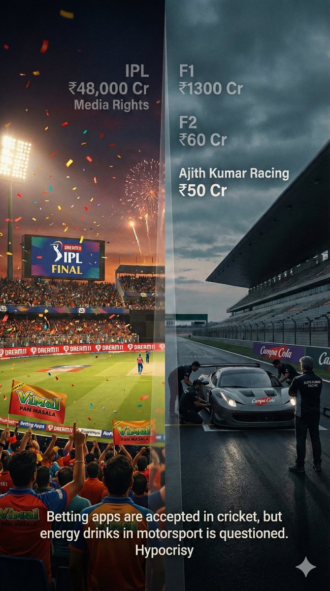 . <a href="/Akracingoffl/">Ajithkumar Racing</a> 🇮🇳 needs CAMPA for survival dot

India did not fail in motorsport because we lack talent.
India failed because we never built the ecosystem.

We like celebrating success stories, but we avoid discussing systems. Motorsport exposes this weakness very clearly.