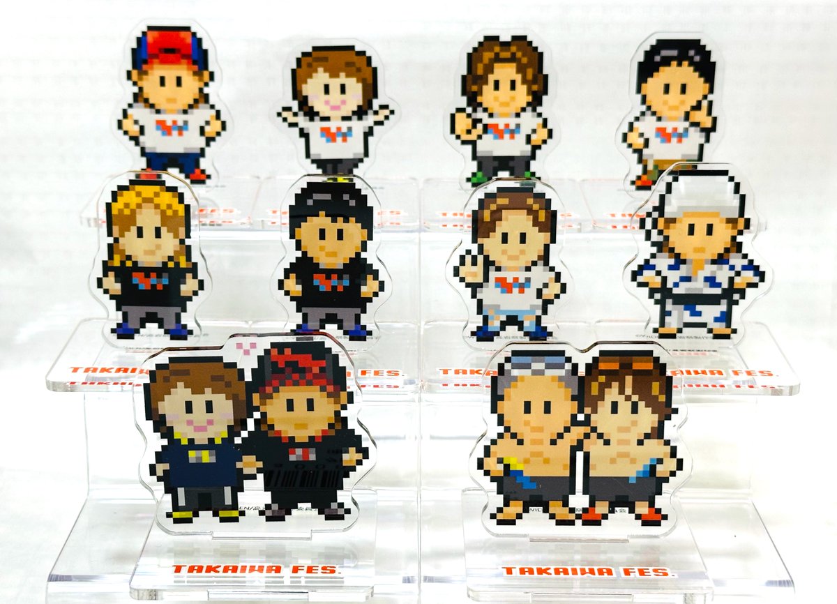 【#高岩祭 ショップinfo】(1/5)

大変お待たせしました
オンラインショップを
《明日1/18(日) 9:00》より
再公開いたします

12/23 #WIDEN イベントにて
新発売したドット絵アクリルスタンドが
オープン商品として販売開始！✨

シークレット2種の絵柄公開！
シクレはコンプセットでのみ
ご購入可能！