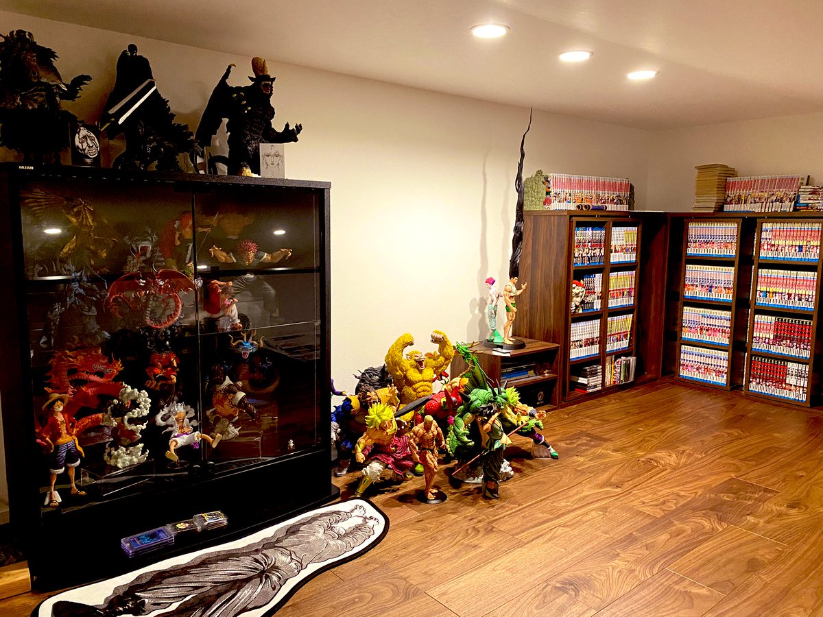 廃盤　コレクションラック　ブラック　JAJAN　充英アート　フィギュア棚　収納棚 コレクションラック ワイド ロータイプ 幅83cm×奥行39cm -フィギュア