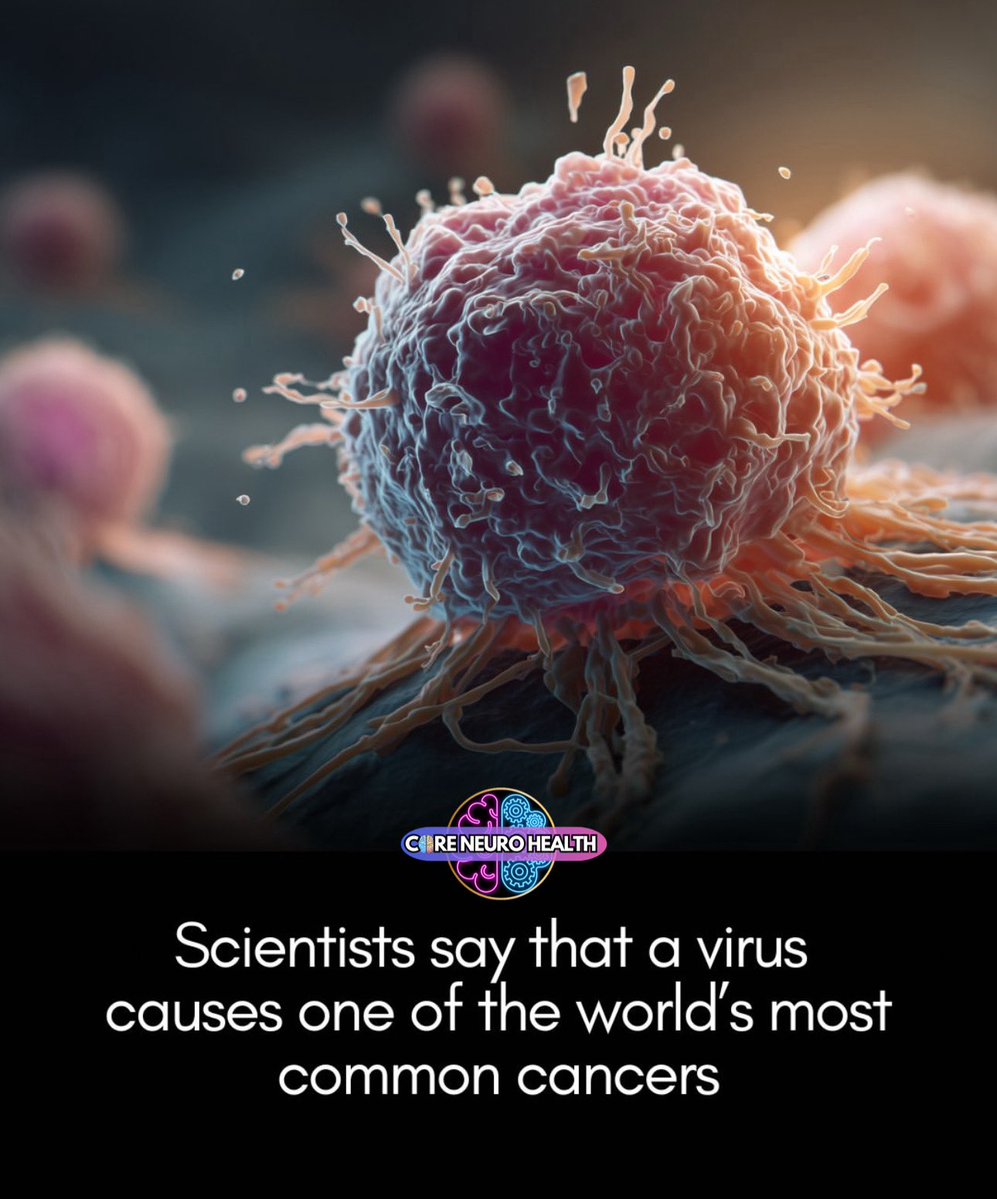 CoreNeuroHealth's tweet image. Scientists have discovered that a virus causes one of the world’s most common cancers 🧬

HPV shows us something powerful:
Disease isn’t always random —
it’s often biological, preventable, and understandable.

When we understand how viruses interact with human cells,