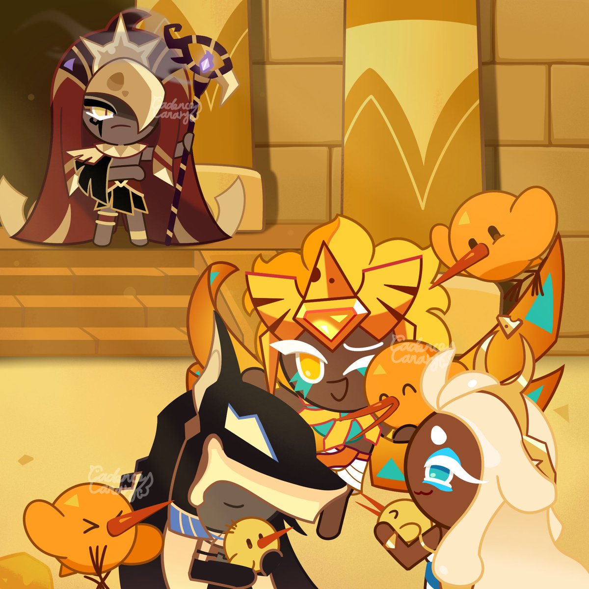 CadenceCanary's tweet image. "The jealous war general" part 1 of 3

#smokedgolden #goldencheesecookie #smokedcheesecookie #crk #cookierunkingdom #crkfanart