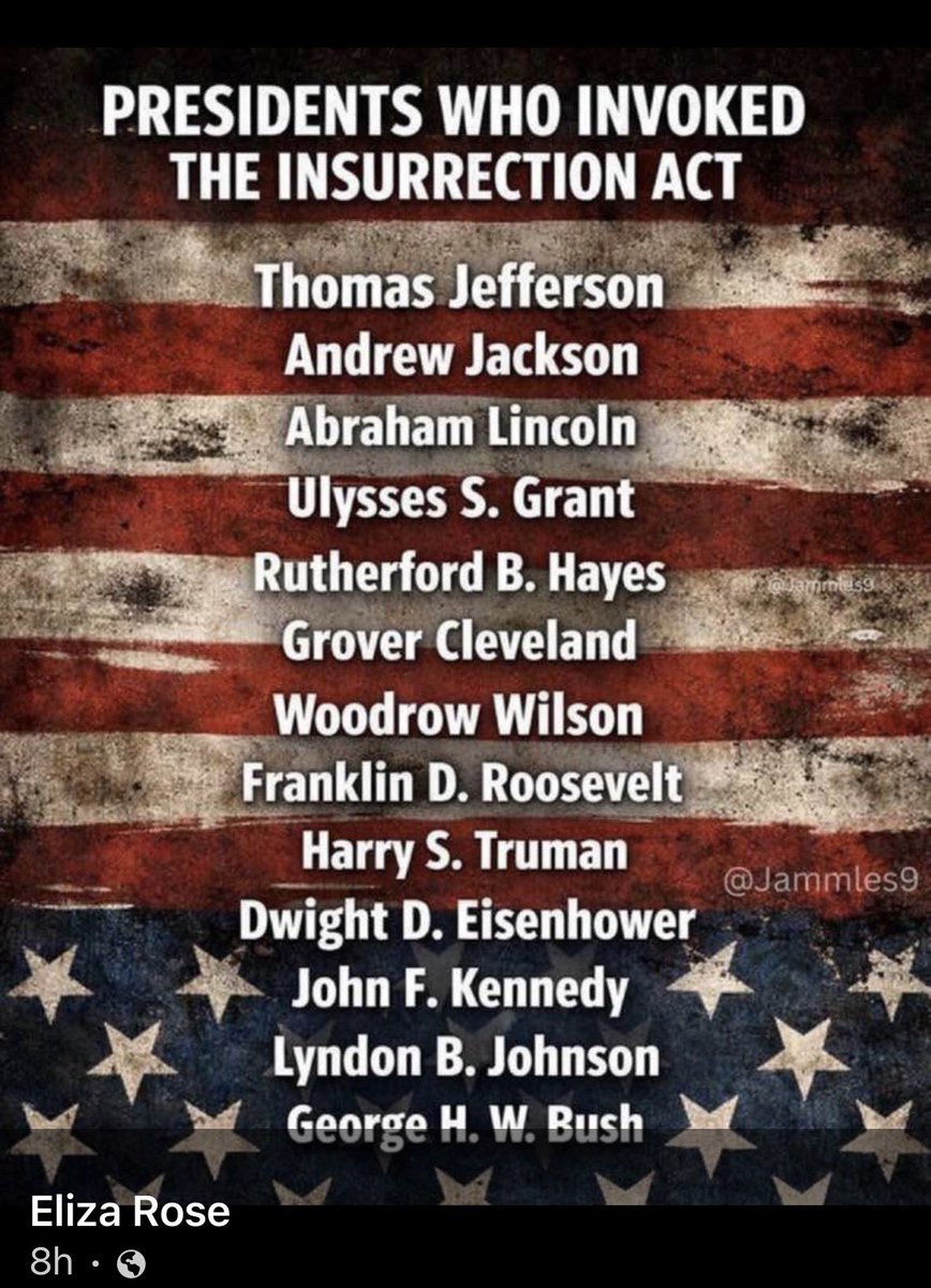 GayLou1953's tweet image. I wonder how bad things have to get before a president invokes the insurrection act?
