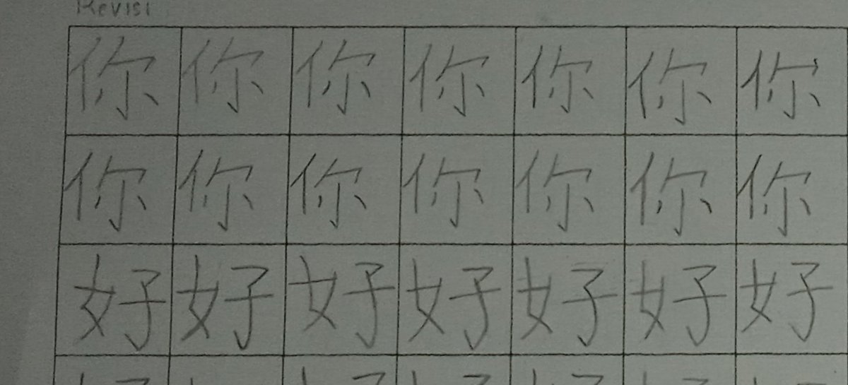 studywithnee's tweet image. [29/100] 
Latihan nulis hanzi
4 jam dapet 2 halaman 🧠 💫

#100daysoflanguagelearning  #langtwt #studytwt