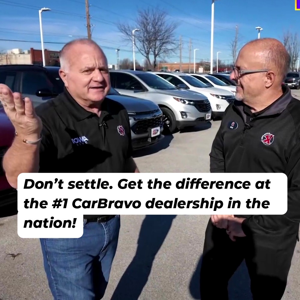 KarlAutoGroup's tweet image. Why settle for less than #1? 🏆 As the nation’s top-ranked CarBravo dealer, we’re committed to getting you the absolute best deal on your next ride. Experience the difference today!
Watch the full Iowa Live episode here tinyurl.com/ru7xerur