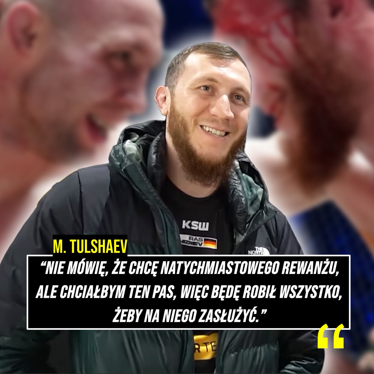 Porażka z "Bartosem" na #KSW113 nie złamała Muslima Tulshaeva 👊