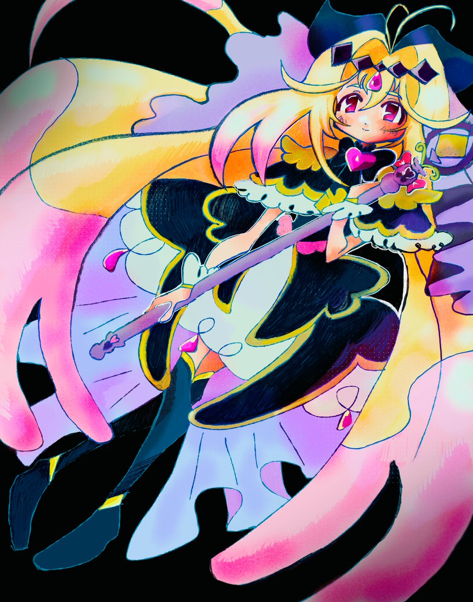 nyahencore's tweet photo. cure arcana shadow #たんプリ  #precure https://t.co/SWCRe23CFS