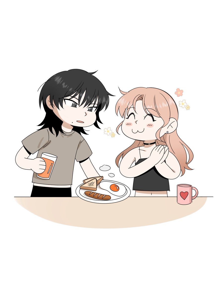 Cook for gf 🍳
.
#gl #웹툰 #webtoon