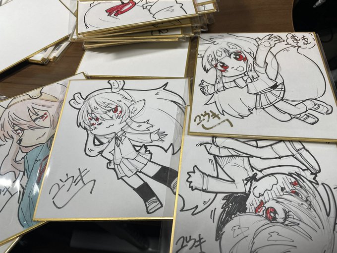 寝る時間まで色紙追加しておきます٩( 'ω' )و各部5枚限定になりそう 