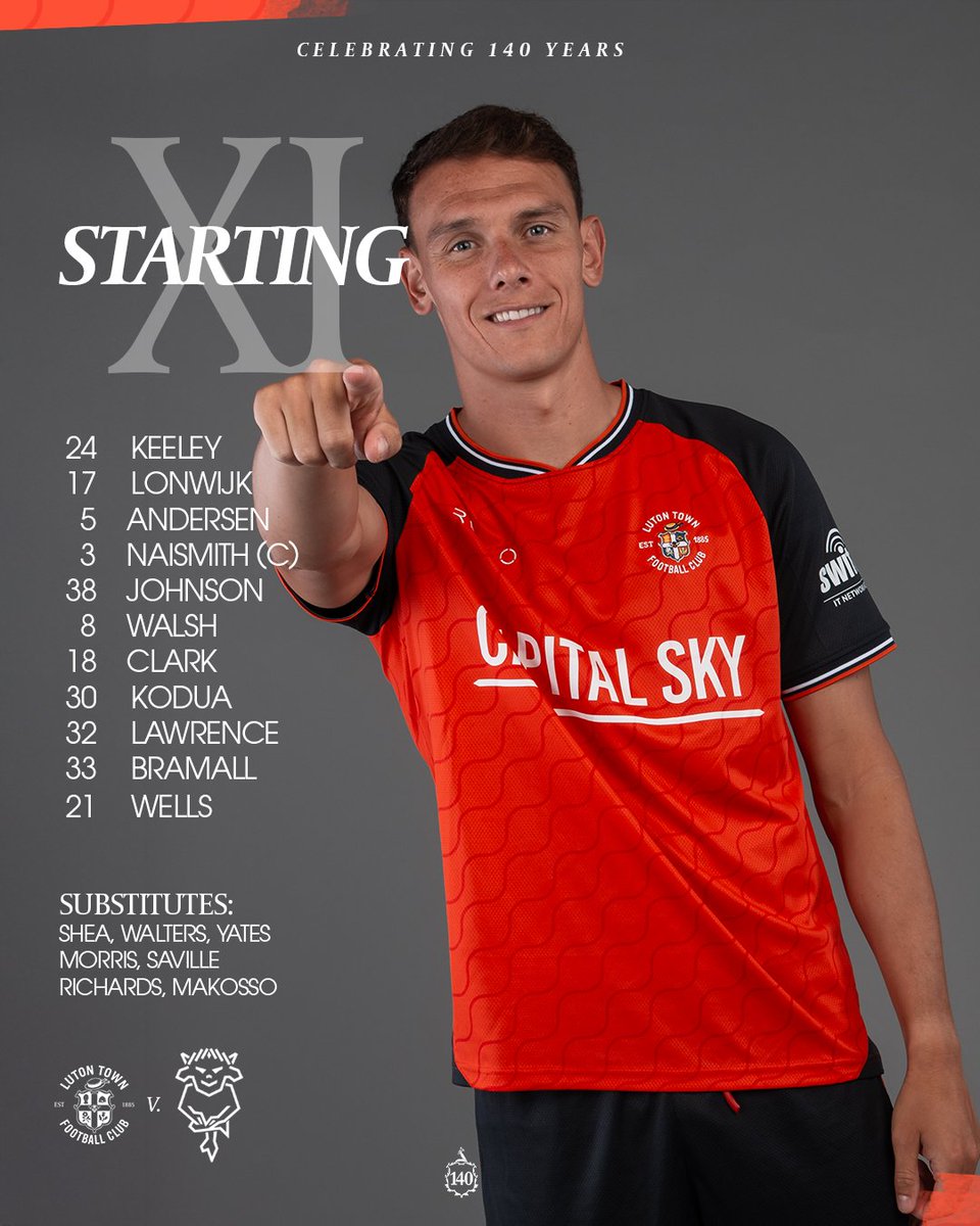 Our XI for today ✊