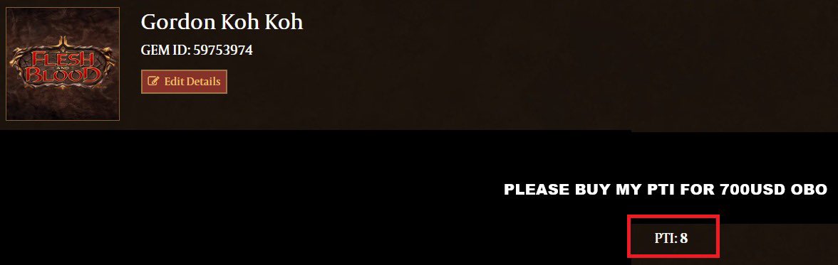Selling PTIs please help!! PTI が売りたい