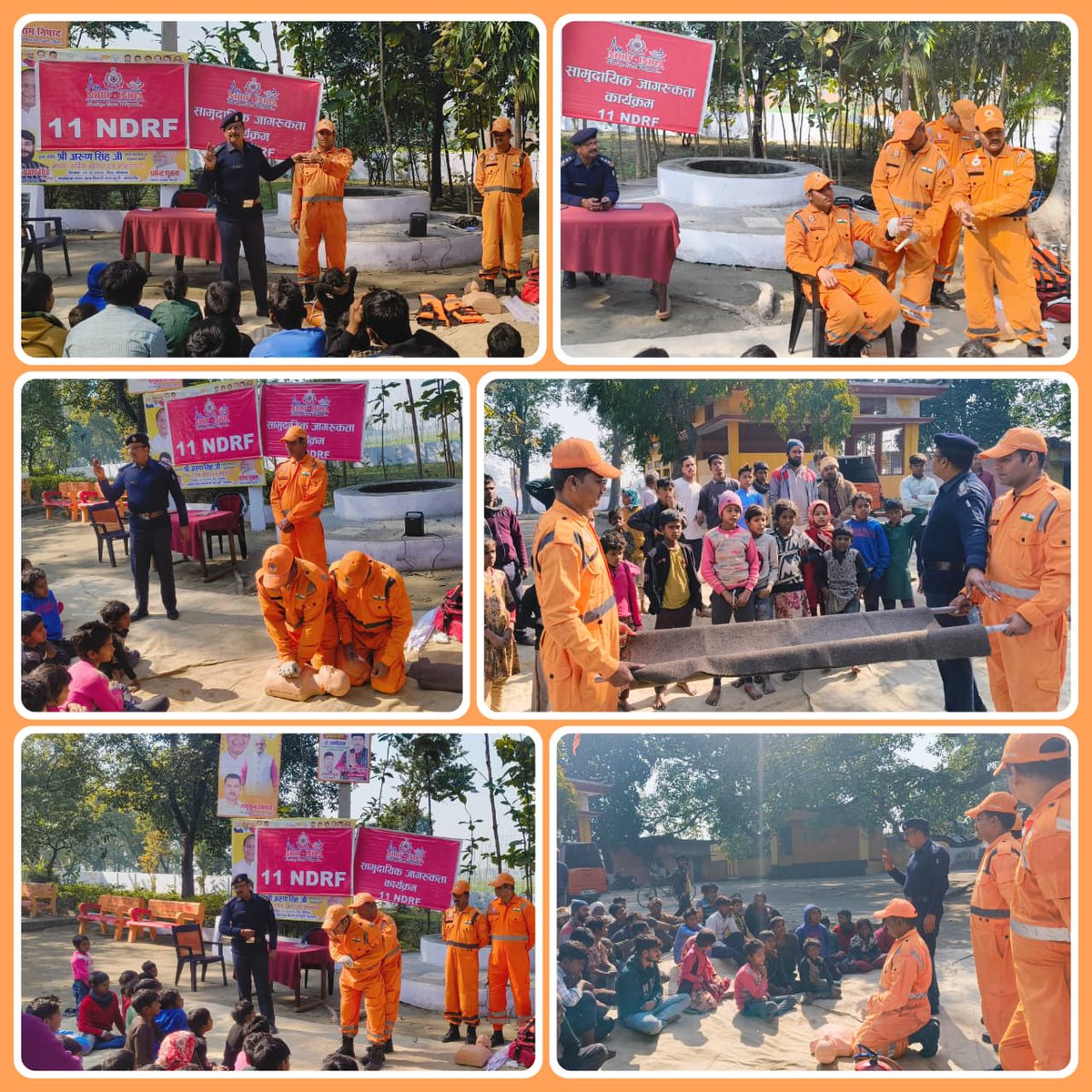 11NDRF's tweet image. #11NDRF
🔸 Conducted a Community Awareness Programme
🔸 Venue: Village Masadeeh, Mahsi, Bahraich (UP)
👥 Participants: Local farmers
🤝Strengthening communities for swift and effective response during emergencies
#BePrepared #BeSafe
#NDRF4U 🇮🇳
@NDRFHQ
@ManojKu21690089
@DMBahraich