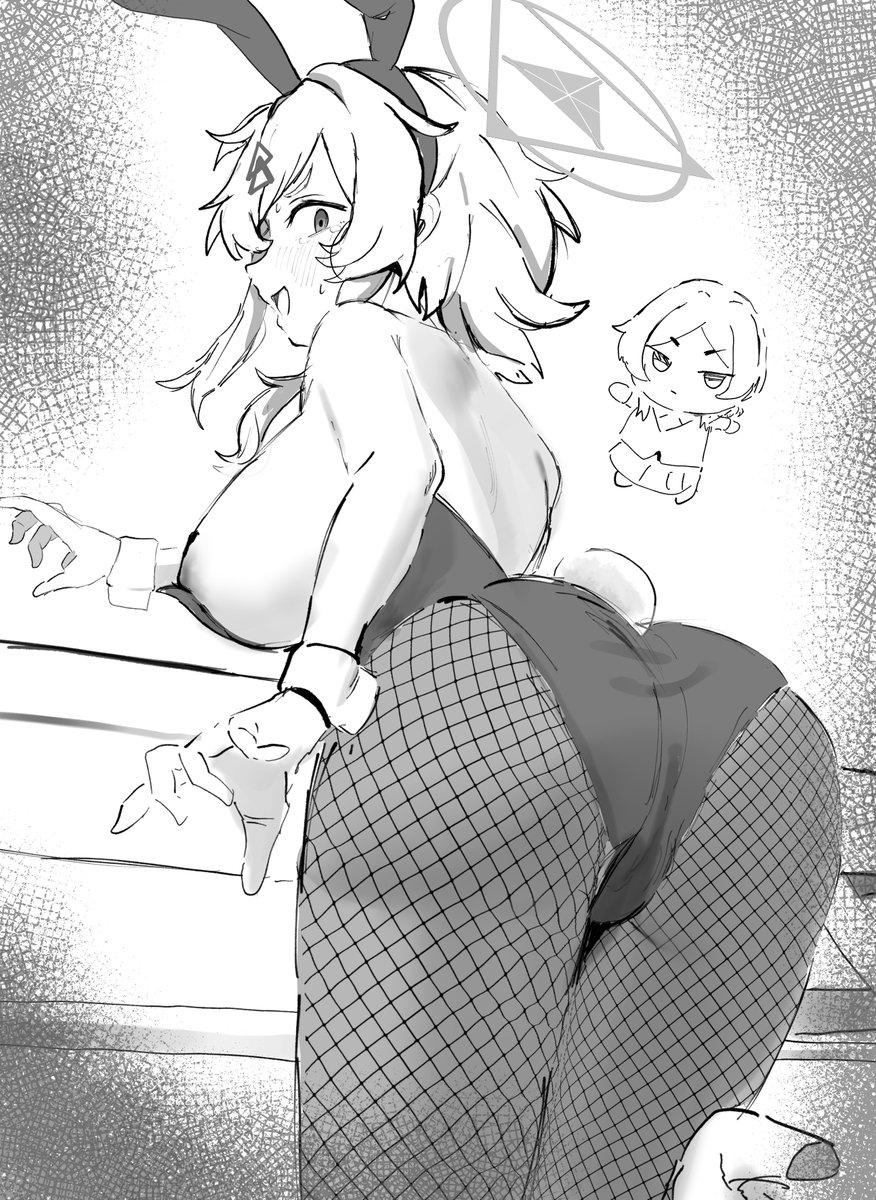 ブルアカふぇすで見たkoo3473先生の
ミライバニーいいなってことで描いた 