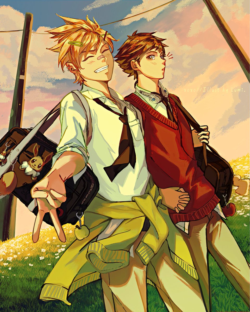 _xo_rg_xo_'s tweet image. #reguriweek2026 
Day 6: School AU

🍎🍏📚